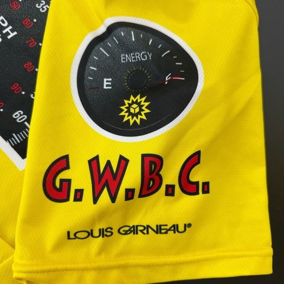 Louis Garneau Yellow 1/2 Zip Bicycle Cycling Top XXL - Picture 14 of 16